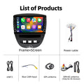 Jundof Android 16 Car Radio For Peugeot 107 Toyota Aygo Citroen C1 2005-2014 Stereo Carplay GPS Navi Multimedia Player No 2 Din
