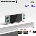 Retroid Pocket 5  RP5 Retro Handheld Video Game Console Video Player 5.5 Inch OLED Touch Screen Android13 Wifi Bluetooth PSP PS2