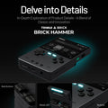 Trimui Brick Hammer 3.2" IPS Retro Handheld Console, 1024×768, 3000mAh, Metal Body, Open-Source, Classic Games Gift
