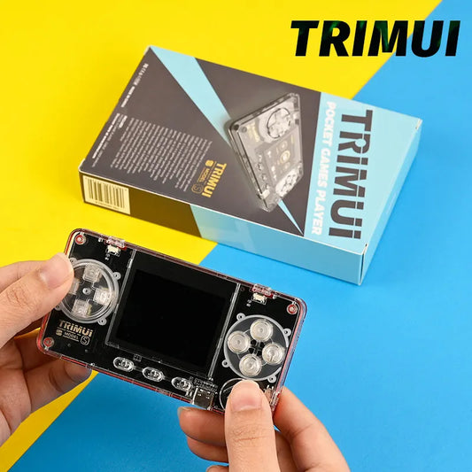 iGameConsole TRIMUI Model Best Retro Handheld Gaming Console 2026 | 10000 Preloaded GBA SNES PS1 Games Plug and Play | Back to School Gift for Kids Adults Dad | 2.0 Inch IPS Linux 64GB Emulator Console | Nostalgic Classic Gaming Childhood Memories