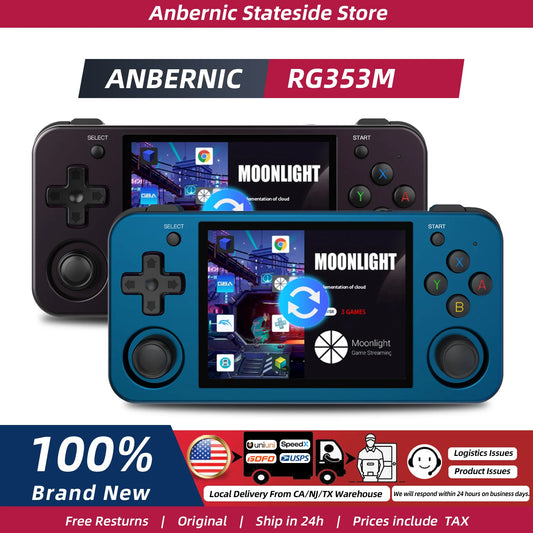 iGameConsole Anbernic Best WiFi Retro Handheld Console 2026 | 10000 Preloaded GBA SNES PS1 Games Plug and Play | Back to School Gift for Kids Adults Dad | 3.5 Inch IPS Linux 64GB Emulator Console | Nostalgic Classic Gaming Childhood Memories
