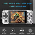 Q90 Retro Handheld Game Player 3.0 Inch IPS Screen Mini Portable Gaming Console ARM9 CPU 16GB Storage for Kids Gift