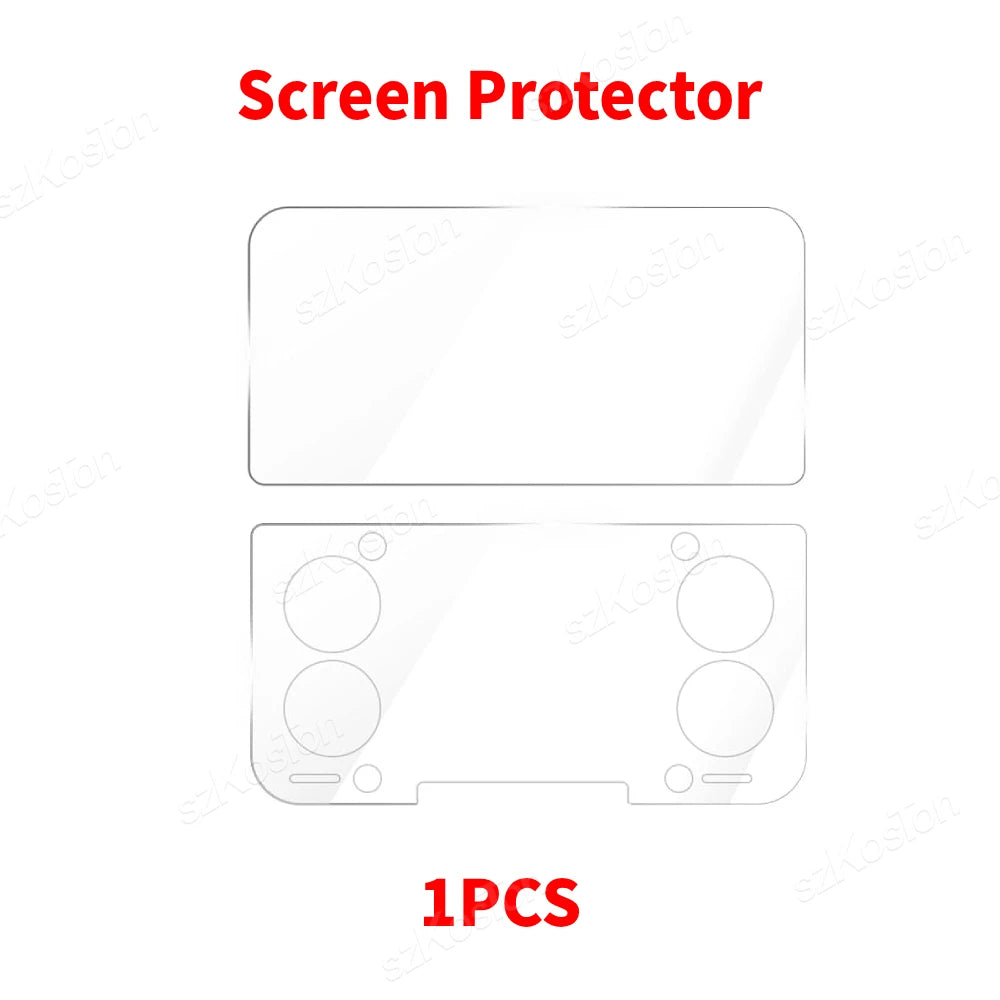 Ultra-Clear Screen Protector for AYN Thor Game Console Upper and Bottom Screen 9H Anti-Scratch Tempered Glass for AYN THOR