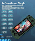 POWKIDDY X55 Handheld Game Console 5.5 INCH IPS Screen RK3566 Open-Source Linux System 4000 MAh TV HDMI LPDDR4X 512G PSP