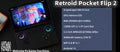 Retroid Pocket Flip 2 Handheld Console SD865 5.5”1080p Oled Wifi6 Handheld Portable Gaming Console With Hall Rockers Custom PS2