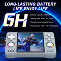Upgraded XF40H Handheld Game Console, WiFi Online for Multiplayer Preloaded Emulators 4.0 Inch 4KHD IPS Screen Open Source Linux