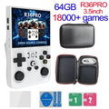 Open Source R36MAX Retro Handheld Video Game Console RK3326 Chip 64/128G Portable Pocket Game Player 4‘’HD Screen R36 PRO R36S