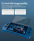 POWKIDDY X55 5.5INCH IPS Screen Retro Handheld Game Console  Linux System OpenSource RK3566 Video Game HD 512G PSP Games Gifts