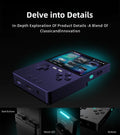 TRIMUI BRICK Handheld Game Console 3.2'' IPS Screen Linux System Crossmix OS Metal Back Panel Key LED Lighting Free Keycap Gifts