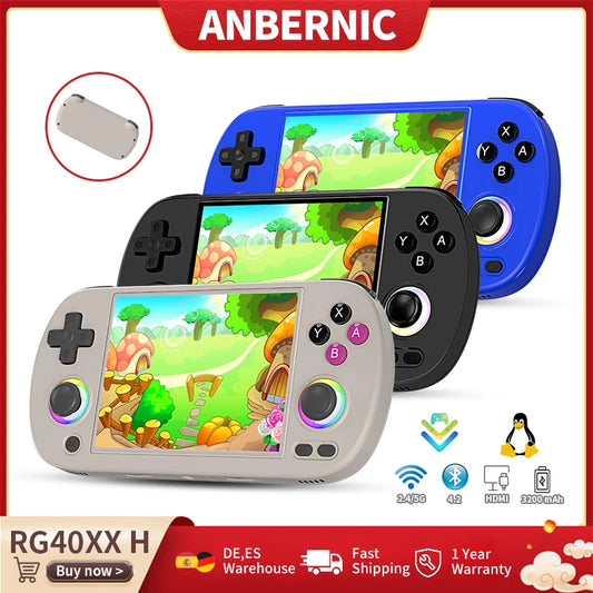 iGameConsole RG40XX Best WiFi Retro Handheld Console 2026 | 10000 Preloaded GBA SNES PS1 Games Plug and Play | Back to School Gift for Kids Adults Dad | 4.0 Inch IPS Linux 64GB Emulator Console | Nostalgic Classic Gaming Childhood Memories