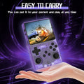 R40S Pro Retro Gaming Console 3.5-Inch IPS Screen,30000+ HD Games Handheld Game Console,3800mAh Rechargeable with 128GB TF Card