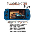 POWKIDDY X55 Handheld Game Console 5.5 INCH IPS Screen RK3566 Open-Source Linux System 4000 MAh TV HDMI LPDDR4X 512G PSP