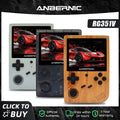 ANBERNIC New RG351V Retro Games Built-in 16G RK3326 Open Source 3.5 INCH 640*480 Handheld Game Console Emulator for Kid Gift