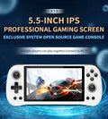 POWKIDDY X55 Handheld Game Console 5.5 INCH IPS Screen RK3566 Open-Source Linux System 4000 MAh TV HDMI LPDDR4X 512G PSP