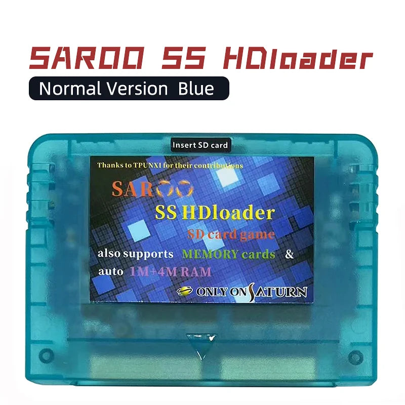 New Version Saroo SS HDloader Game Reader Cartridge Support SD/TF Menory Cards Play Games Without CD for Sega Saturn