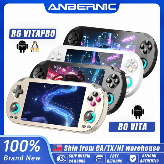 iGameConsole Anbernic Best Premium Retro Handheld Console 2026 | 10000 Preloaded GBA SNES PS1 Games Plug and Play | Back to School Gift for Kids Adults Dad | Android 64GB Emulator Console | Nostalgic Classic Gaming Childhood Memories