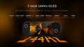 MANGMI POCKET MAX Handheld Game Console 7'' OLED 144Hz Screen Qualcomm SD865 Android 13 System 8000mAh Battery 27W Fast Charging