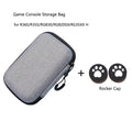 Game Console Handheld Bag for R36S/R35S/RGB30/RGB20SX/RG353M/RG35XX H Portable Storage Bag Shockproof Protective Case+Rocker Cap