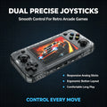 R36H Retro Handheld Game Console ARKOS System Kid Christmas Gift Portable Pocket Video Player 3.5 Inch IPS Screen R36S landscape