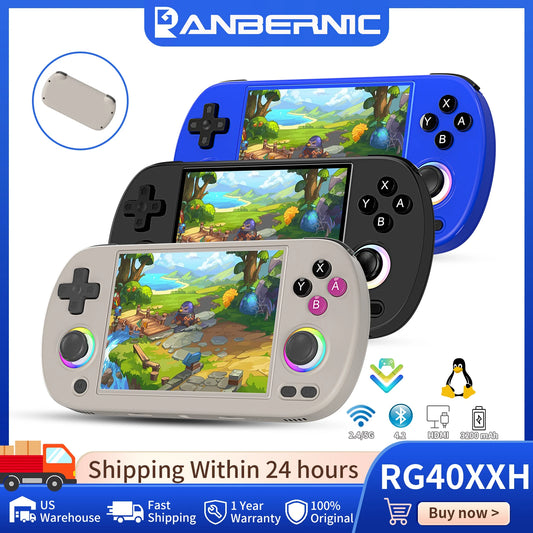 iGameConsole RG40XX Best 5G WiFi Retro Handheld Console 2026 | 10000 Preloaded GBA SNES PS1 Games Plug and Play | Back to School Gift for Kids Adults Dad | Linux 64GB Emulator Console | Nostalgic Classic Gaming Childhood Memories