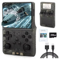 FLLBW R40S Rro Retro Handheld Video Game Console 3.5 Inch IPS Screen Pocket Video Player 30000+ Games 256GB