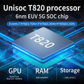 Anbernic RG Cube Retro Handheld Game Console 64bit Android 13 Unisoc T820 3.95 Inch IPS Screen Hall Joystick RGB Lighting Effect