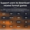 ANBERNIC RG35XX H Retro Handheld Game Console Linux System 3.5-inch IPS Screen Portable Console 5G WIFI HDMI TV Output PSP Gift