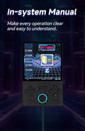 FLLBW MINI40 Retro Handheld Game Console 4.0 Inch IPS HD Screen Portable Open Source Linux System 128GB