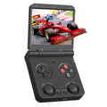 MIYOO Flip V2 Retro Handheld Game Console With Metal Hinge 3.5'' IPS Screen Compact Portable Game Machine Dual Analog Sticks Gif