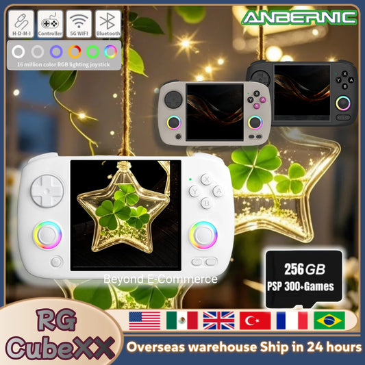 iGameConsole Anbernic Best WiFi Retro Handheld Console 2026 | 10000 Preloaded GBA SNES PS1 Games Plug and Play | Back to School Gift for Kids Adults Dad | 3.95 Inch IPS Linux 64GB Emulator Console | Nostalgic Classic Gaming Childhood Memories