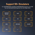 KINHANK K56 Handheld Game Console 5.5'' Touch Screen 50 Emulators for PS1/PSP/DC/SS Android 14 5000mAh WIFI5 Retro Game Player