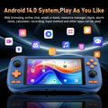 KINHANK K56 Handheld Retro Game Console Android14 5.5 Inch Touch Screen 50 Emulators for PS1 PSP 5000mAh 5GWIFI Game Player Gift