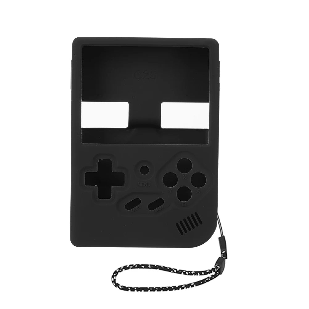 Silicone Protective Cover Shockproof Protective Sleeve Skin Soft Case Cover with Lanyard for Anbernic RG35XX/RG35XX Plus