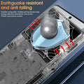 Transparent Case+Glass for R36S Game Console Protector Kit Clear Soft Silicone Anti-Scratch Case Tempered Glass Screen Protector