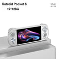 Retroid Pocket 6 RP6 Handheld Game Console Android 8GEN2 5.5 Inch 1080P 120Hz OLED Screen 6000mAh with Hall-Effect PSP PS2 Game