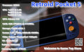Retroid Pocket 5 Retro Handheld Game Console Video Game Consoles RP5 SD865 12 128G Android13 5.5Inch OLED HD Screen 512G PSP PS2