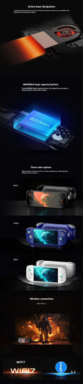AYN Odin 2 Portal Retro Handheld Game Video Player Console 7 Inch 120HZ Screen Android 13 Bluetooth 16G+1TB PSP PS2 Gift 2 S