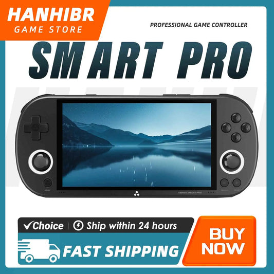 iGameConsole TRIMUI SMART Best Premium Retro Handheld Console 2026 | 10000 Preloaded GBA SNES PS1 Games Plug and Play | Back to School Gift for Kids Adults Dad | 4.96 Inch IPS Linux 64GB Emulator Console | Nostalgic Classic Gaming Childhood Memories