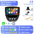 Jundof Android 16 Car Radio For Peugeot 107 Toyota Aygo Citroen C1 2005-2014 Stereo Carplay GPS Navi Multimedia Player No 2 Din