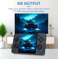 POWKIDDY RGB30 Portable Handheld Game Console 4 Inch Ips Screen Built-in WIFI RK3566 Open-Source Retro HD Console 450 PSP Games