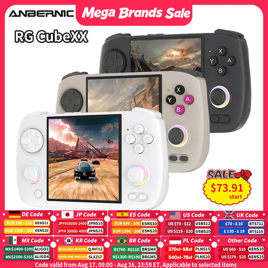 iGameConsole Anbernic Best WiFi Retro Handheld Console 2026 | 10000 Preloaded GBA SNES PS1 Games Plug and Play | Back to School Gift for Kids Adults Dad | 3.95 Inch IPS Linux 64GB Emulator Console | Nostalgic Classic Gaming Childhood Memories