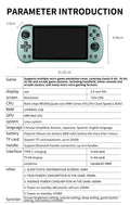 Powkiddy X55 Retro Handheld Game Console 5.5 Inch HD Portable WiFi Gaming Console for Kids Adults RK3566 Open Source Emulators