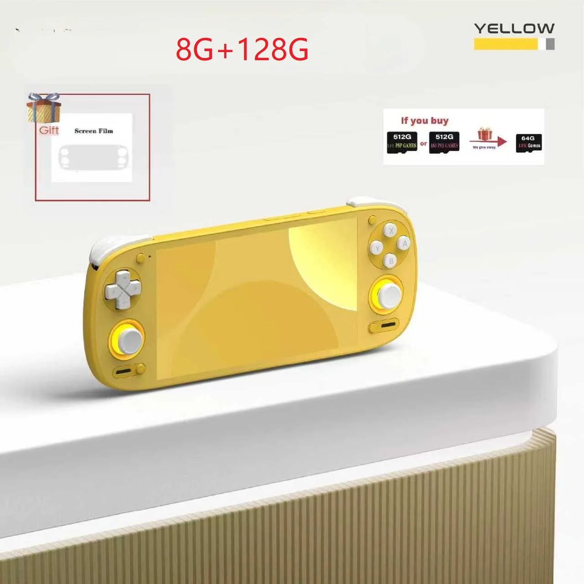 Retroid Pocket 5 RP5 Retro Handheld Game Console Video Game Consoles SD865 8G+128G Android13 5.5 Inch OLED Screen PSP PS2 Games