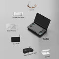 AYN THOR Dual Screen Flip Up Handheld Device Protective Case Storage Bag Lanyard Soft Bag For AYN THOR Gaming Accessories Custom
