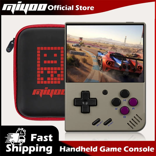 iGameConsole MIYOO Best Retro Handheld Gaming Console 2026 | 10000 Preloaded GBA SNES PS1 Games Plug and Play | Back to School Gift for Kids Adults Dad | 3.5 Inch IPS OnionOS 64GB Emulator Console | Nostalgic Classic Gaming Childhood Memories