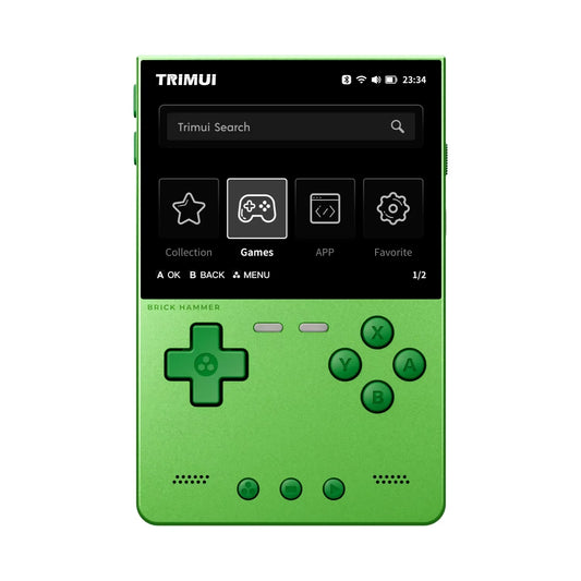 iGameConsole TRIMUI Brick Best Retro Handheld Gaming Console 2026 | 10000 Preloaded GBA SNES PS1 Games Plug and Play | Back to School Gift for Kids Adults Dad | Linux 64GB Emulator Console | Nostalgic Classic Gaming Childhood Memories