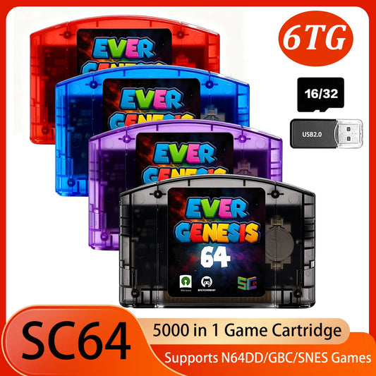iGameConsole SC64 5000 MicroSD Card 2026 | Compatible SC64 5000 Retro Handheld Console Accessory | High-Speed Class 10 MicroSD Plug and Play Ready | Protect Your Gaming Investment Premium Quality | MicroSD Memory Card Retro Console Storage Upgrade