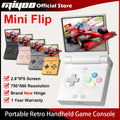 MIYOO Mini Flip Retro Handheld Game Console With New Hinge 2.8''IPS Screen Portable Video Game Consoles Classic Gaming Emulator