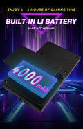 FLLBW XF40V Retro Handheld Game Console Linux 4.0'' IPS Screen Supports WiFi Arcade Joystick Portable Pocket Video Games Player