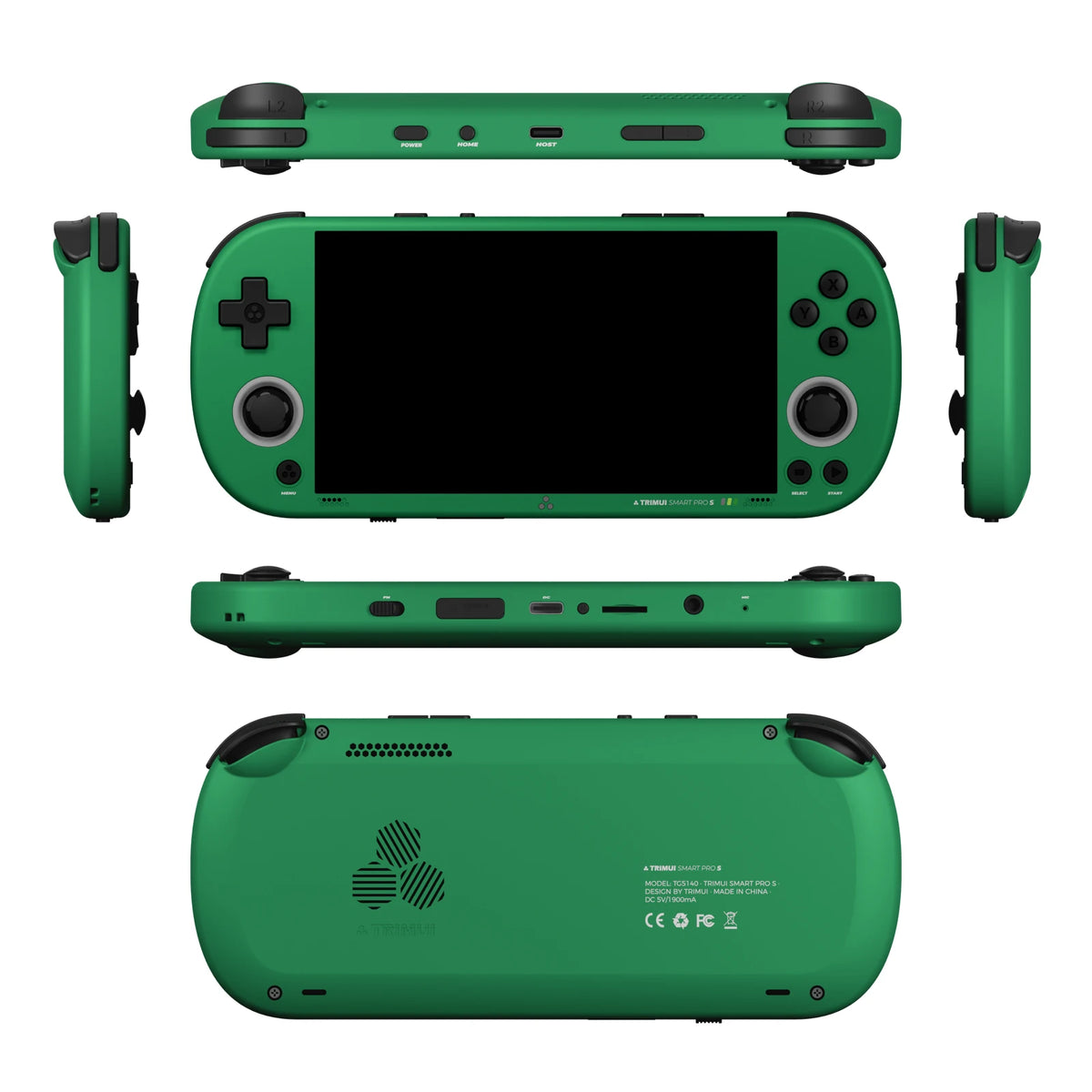 Trimui Smart Pro S TG5050 Handheld Game Console - Best for PSP Game, Octa-core 2.0GHz 4.96" IPS Display RGB LED 5000mAh Battery
